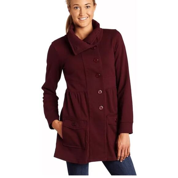 prAna Jackets & Blazers - prAna Sylvie Jacket Trench Coat in Port Size S